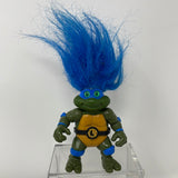 Vintage 1993 TMNT Teenage Mutant Ninja Turtles Leonardo Troll Doll Leo with Belt
