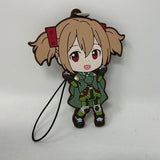 Sword Art Online Silica Shirika Green Cos Rubber Strap Key chain From Japan