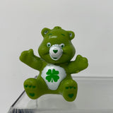 Vintage Mini Care Bears Figure Cake Topper Green Good Luck Care Bear