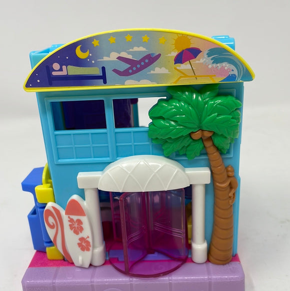 2002 Polly Pocket Groovy Escapade Valise Surprise Playsets 3pc