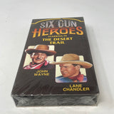 VHS Six Gun Heroes Starring In The Desert Trail Sealed