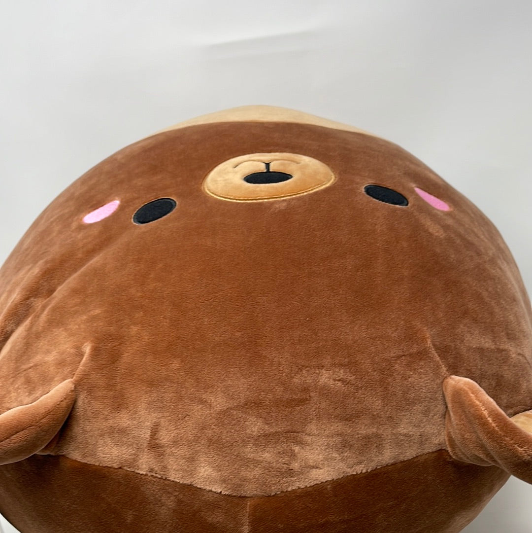 Squishmallows 16” - Omar the Brown Bear (Rosy Cheeks) - outlet NWT - Rare & Retired