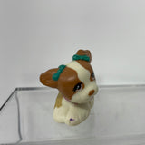 1994 Littlest Pet Shop Beethoven's 2nd Puppy Dog Figure Toy Green Bow