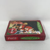 2003 Bicycle Coca Cola Santa with Boy Cards Sealed