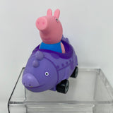 Peppa The Pig 3.5 inch George Pig Buggy Purple Dinosaur Figure Jazwares