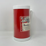 Vintage Budweiser Plastic Beer Mug Cup 16oz ~ West Bend Thermo Serv Made in USA