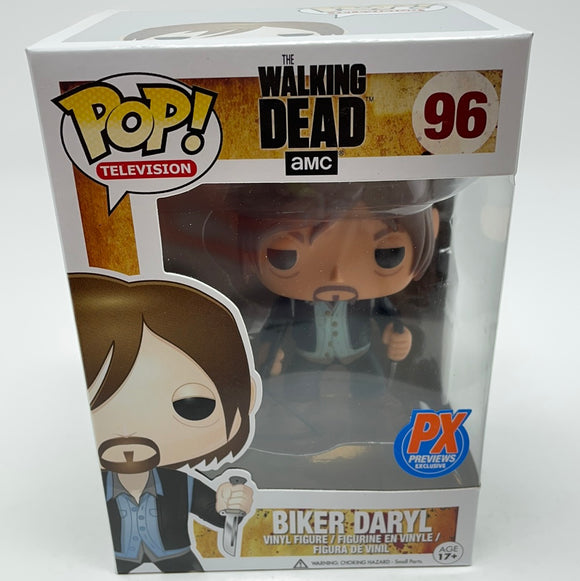 Funko Pop! Television the Walking Dead PX Previews Exclusive Biker Daryl 96