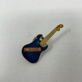 Vintage 1980s SCORPIONS GUITAR ENAMEL LAPEL PIN PINBACK