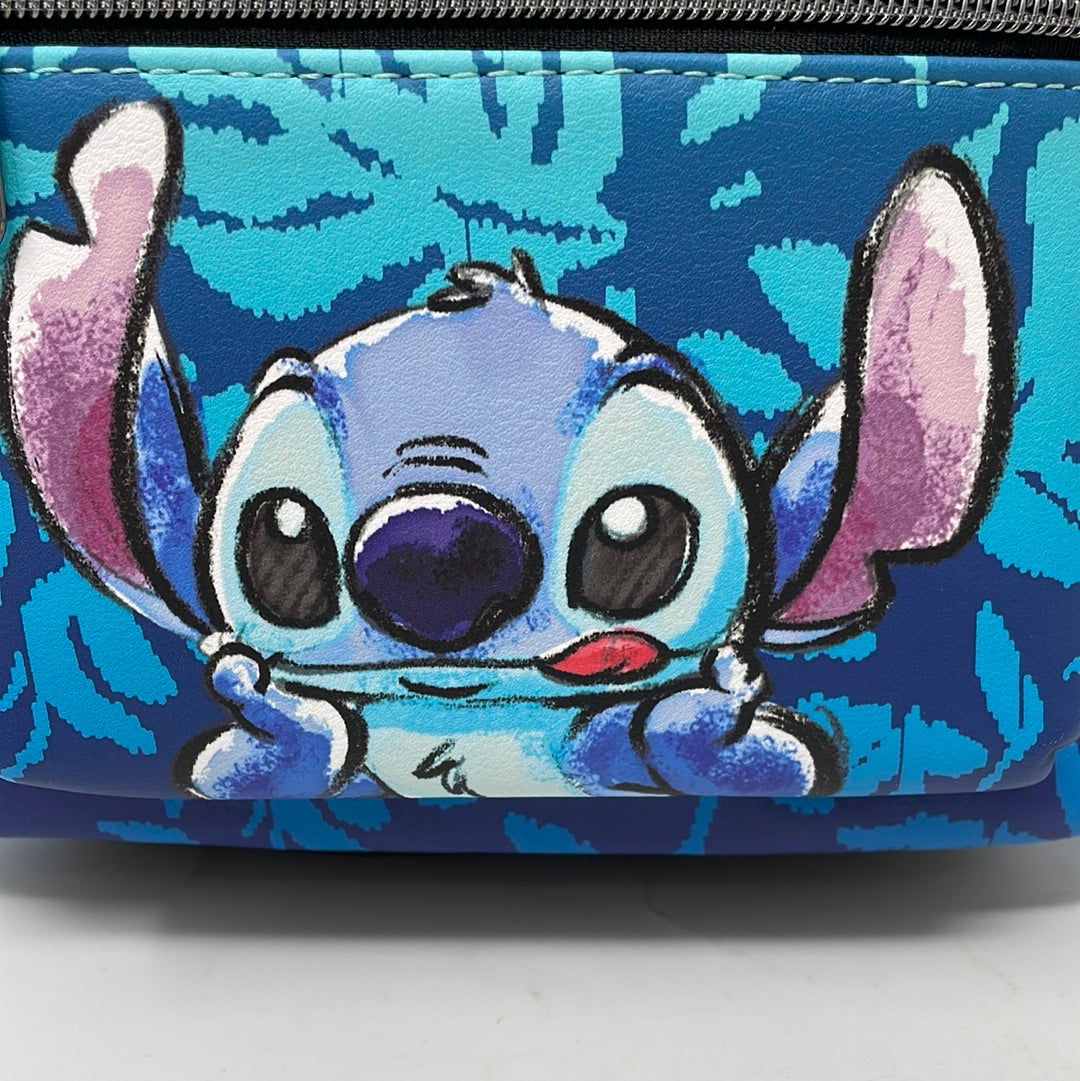 Loungefly Disney Lilo & Stitch Tropical Leaves Mini Backpack and on sale Wallet Set