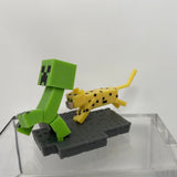 Minecraft Minifigure Mini Figure Craftables Series 1 Creeper & Ocelot Cat