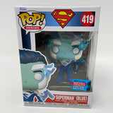 Funko Pop! Heroes Superman (Blue) 419 2021 Fall Convention Limited Edition