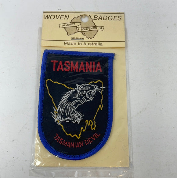 Woven Badges Tasmania Tasmanian Devil Australia Patch