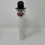 VINTAGE 1970 WHITE SNOWMAN PEZ DISPENSER MADE IN SLOVENIA RARE