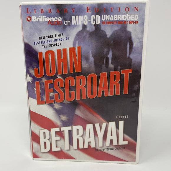 MP3-CD John Lescroart Betrayal A Novel Read By David Colacci