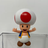 Jakks Super Mario World of Nintendo 2" TOAD RED Figure