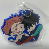 Gashapon Jujutsu Kaisen Chara Banchokou Rubber Mascot 2 Megumi Fushiguro and Sukuna