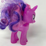 My Little Pony MLP G4 Twilight Sparkle Glitter Translucent 6 Inch Pony Figure