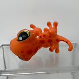 LPS Littlest Pet Shop Scaled Gecko Lizard Orange Red # 326 Green Eyes