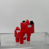 Minecraft Mini-Figures Netherrack Series 3 1" Mooshroom Red Cow Figure Mojang