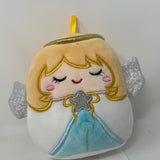 Squishmallow Mini Nicky The Angel Christmas Ornament Size 4-5"  2021