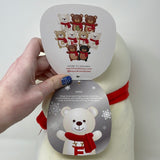 Christmas Letter E Squishmallows Hug Mees 15" White Bear Soft plush 2021