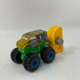 Hot Wheels Mattel Mighty Minis Hound Hauler Monster Truck Yellow Accelerator Key