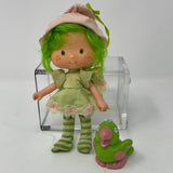 VINTAGE STRAWBERRY SHORTCAKE LIME CHIFFON WITH PARFAIT PARROT Kenner 80s