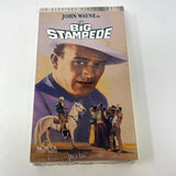 VHS In Glorious Black & White John Wayne In The Big Stampede Sealed