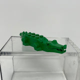 Lego Green Alligator Crocodile with 8 Teeth Animal Figure Minifigure