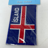 Island Country of Iceland Souvenir Flag Patch