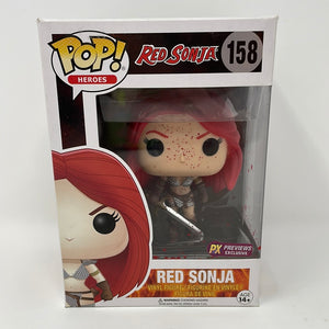 Funko Pop! Heroes Red Sonja PX Previews Exclusive Bloody Red Sonja 158