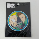 Beavis and Butthead Iron-On Patch MTV 3.5" Round Loungefly New in Package