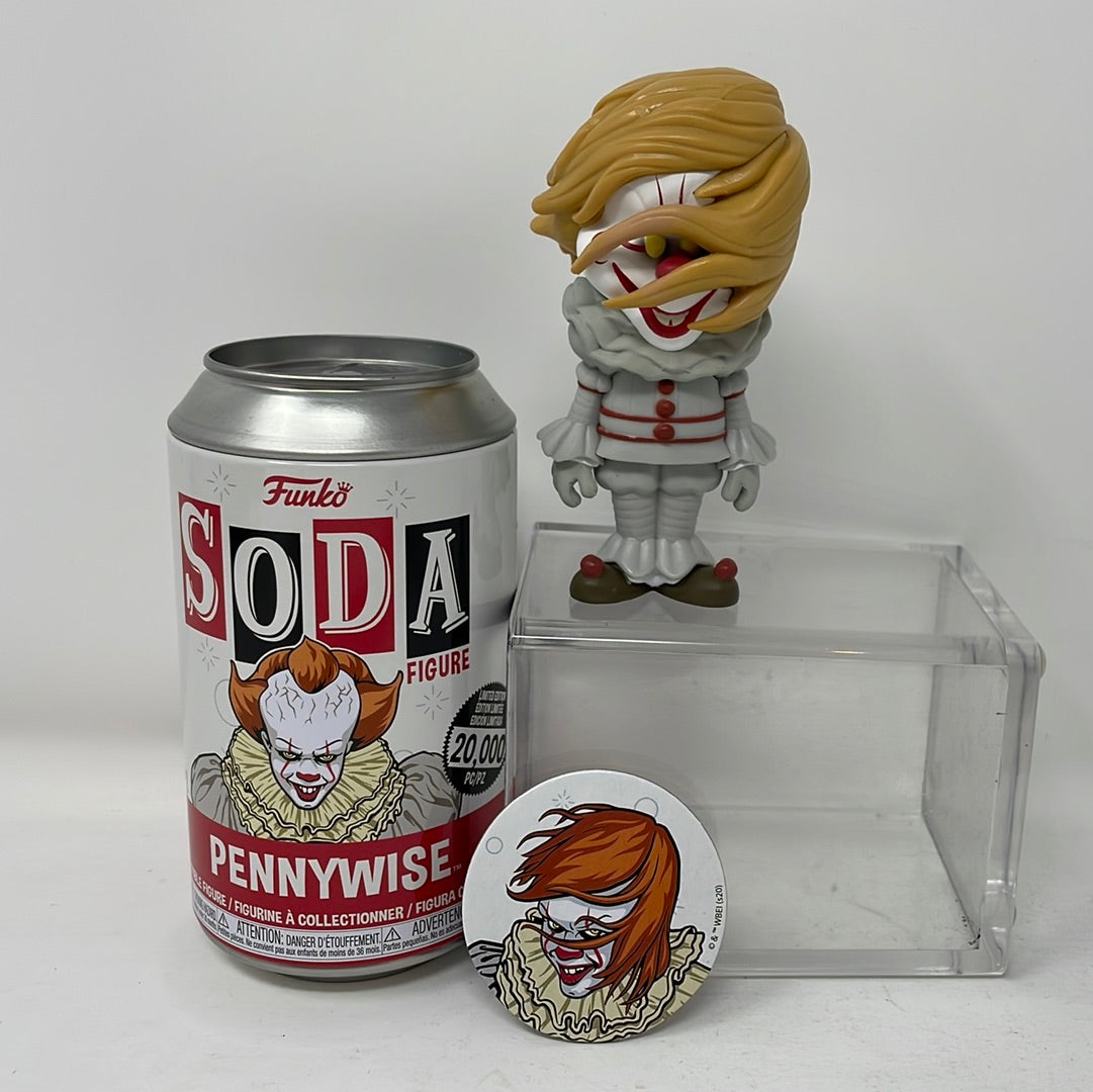 Funko Soda Pennywise Wig Movie Figure It Chase Horror 3,000