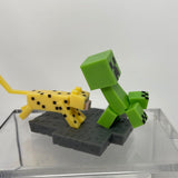 Minecraft Minifigure Mini Figure Craftables Series 1 Creeper & Ocelot Cat