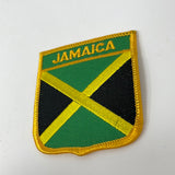 JAMAICA PATCH - REGGAE, RASTA, CARIBBEAN BADGE 2.75"