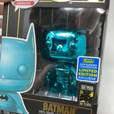 Funko Pop Heroes Batman Teal Chrome 2019 SDCC Esclusive 144