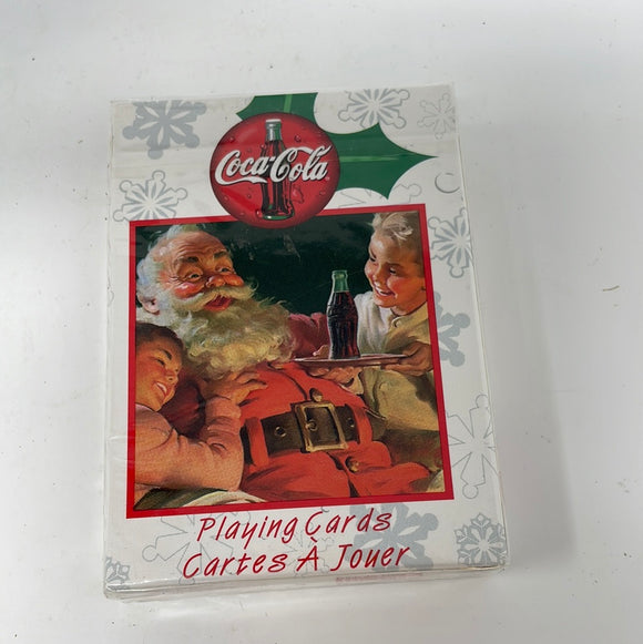 Coca-Cola Christmas Playing Cards Bicycle Brand New