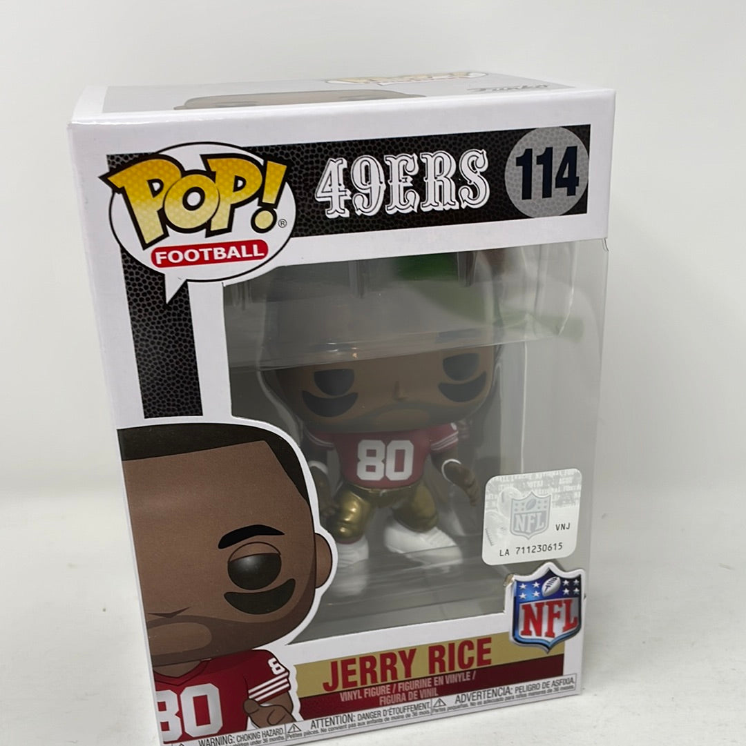 Jerry Rice Signed Inscribed GOAT Funko Pop BAS COA 49ers Autograph #114  Niners - Inscriptagraphs Memorabilia - Inscriptagraphs Memorabilia