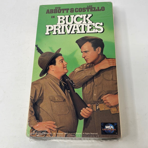 VHS Buck Privates Sealed
