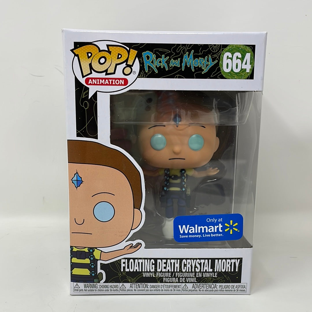 Funko Pop Rick and Morty Floating Death Crystal Morty #664 Excl –  shophobbymall