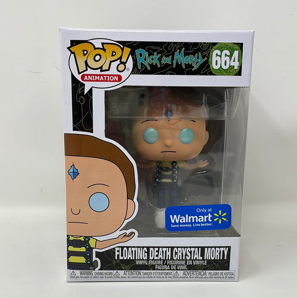 Funko Pop Rick and Morty Floating Death Crystal Morty #664 Excl