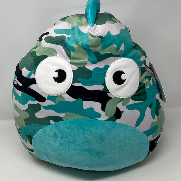Squishmallow Calais 16” XL Walgreens Exclusive Camouflage Chameleon 2021 NEW