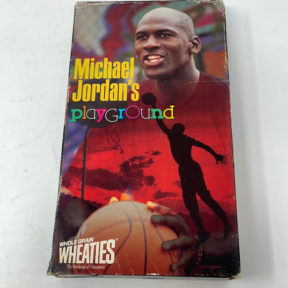 VHS Michael Jordan’s Playground Whole Grain Wheaties