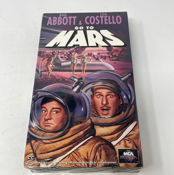 VHS Bud Abbott & Lou Costello Go To Mars Sealed