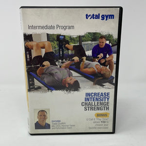 DVD Total Gym Intermediate Program Increase Intensity Challenge Strength Featuring Todd Durkin