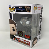 Funko Pop! Marvel Studios Spider-Man No Way Home Black Suit Spider-Man AAA Anime Exclusive Limited Edition Glow Chase 1073