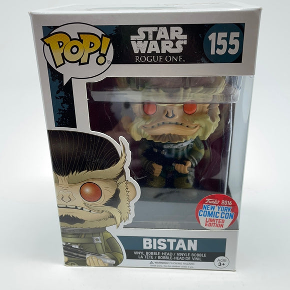 Funko Pop! Star Wars Rogue One Bistan 2016 New York Comic Con Limited Edition 155