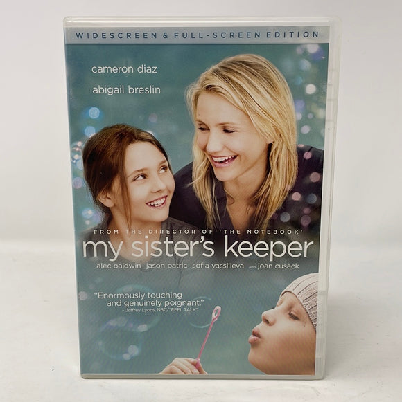 DVD My Sister’s Keeper Widescreen and Fullscreen Edition