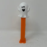 Pez Halloween Ghost -  Cute Ghost White w/ Orange base made in Hungary  2013