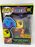 Funko Pop! Disney Villains Blacklight Hot Topic Exclusive Captain Hook 1081